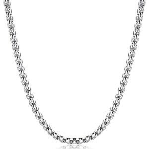 Stainless Steel Box Chain Necklace 7mm